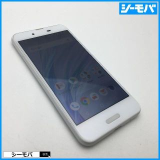 シャープ(SHARP)の◆464 SIMフリー au AQUOS sense SHV40 ホワイト(スマートフォン本体)