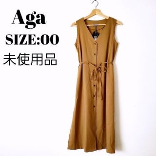 スコットクラブ(SCOT CLUB)のアーガ Aga ノースリーブ ロング ワンピース チュニック(ロングワンピース/マキシワンピース)