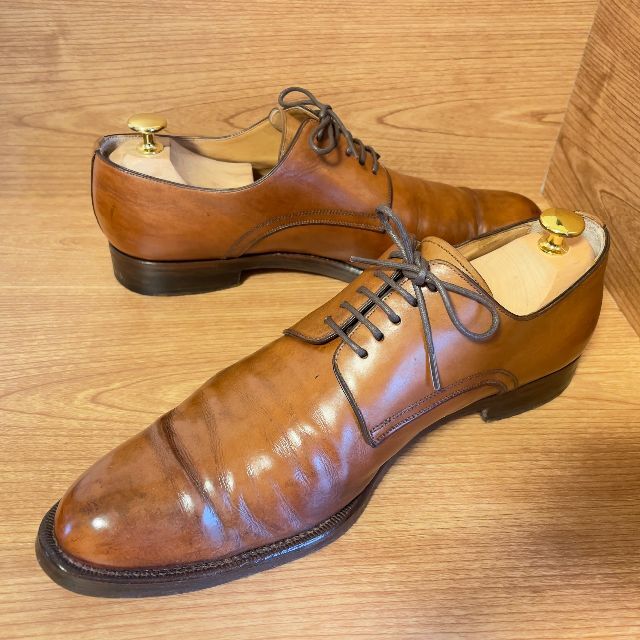 Santoni(サントーニ)のSANTONI サントーニ 27cm ビジネスシューズ 革靴 プレーントゥ  メンズの靴/シューズ(ドレス/ビジネス)の商品写真