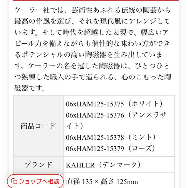 Kahler(ケーラー)のimi☆様専用　KAHLER⭐︎フラワーベース インテリア/住まい/日用品のインテリア小物(花瓶)の商品写真