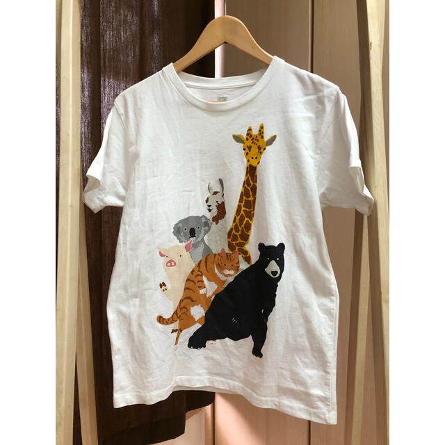 Design Tshirts Store graniph(グラニフ)のグラニフ　アニマルプリントTシャツ　古着 メンズのトップス(Tシャツ/カットソー(半袖/袖なし))の商品写真