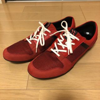 新品未使用✨barassi【26】スニーカー✨シボ革 スエード 切替 日本製