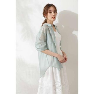 ジルスチュアート(JILLSTUART)のジルスチュアート　ジョシュブラウス　JILLSTUART ライトグリーン(シャツ/ブラウス(長袖/七分))