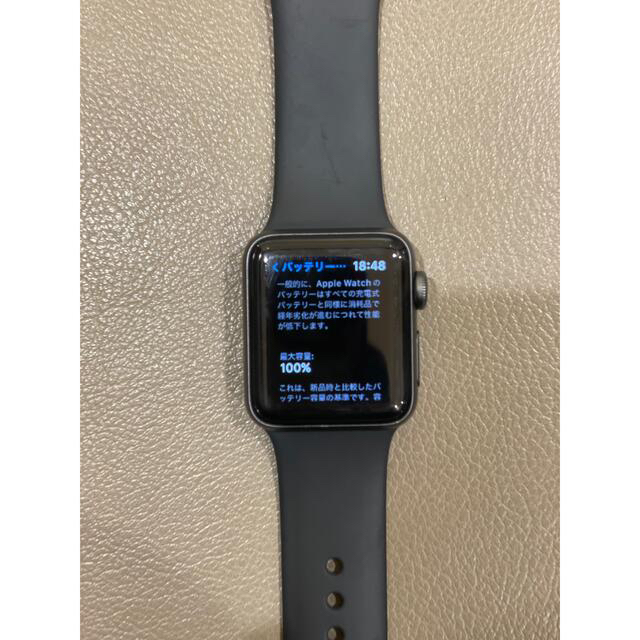 Apple Watch series 3 MTF02J/A 最大容量 100%