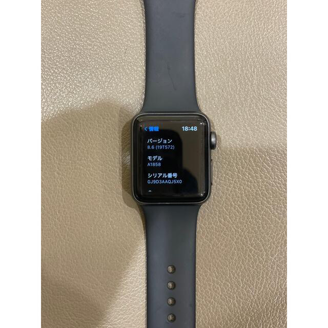 Apple Watch series 3 MTF02J/A 最大容量 100%