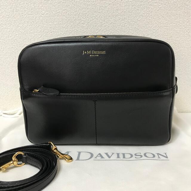 牛革裏側J&M DAVIDSON デヴィッドソン GABBY 黒