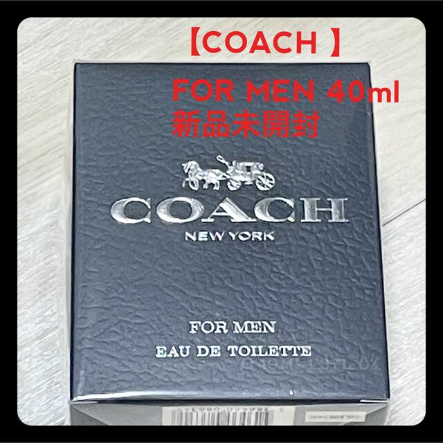 COACH(コーチ)のCOACH FOR MEN コーチ マン オードトワレ 40ml 新品未開封 コスメ/美容の香水(香水(男性用))の商品写真