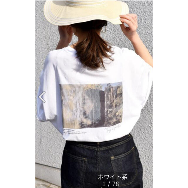 SHIPS(シップス)の》オーガニックコットンフォトショートスリーブTEE◆ レディースのトップス(Tシャツ(半袖/袖なし))の商品写真