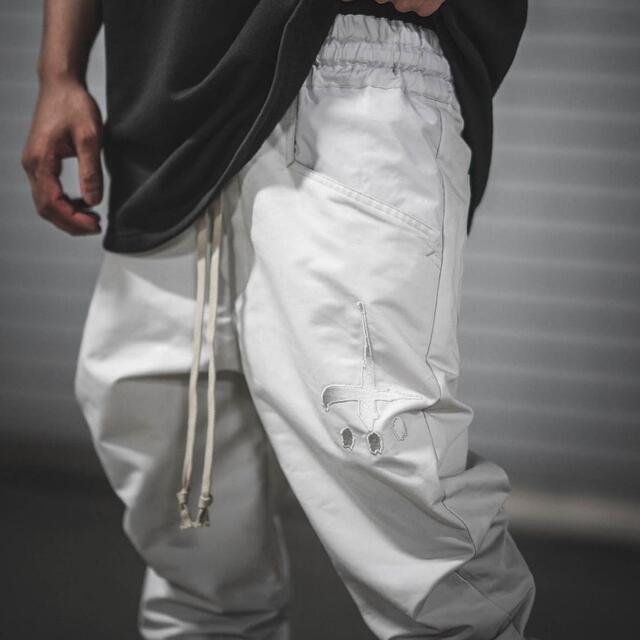 ネイビーRick Owens Pants リックオーウェンス ナイロン トラック パンツ