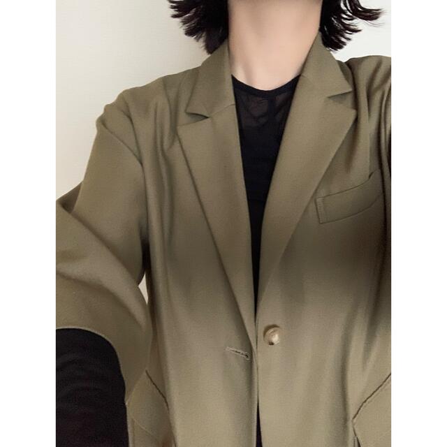 6 (ROKU)(ロク)の6(ROKU) RAYON COTTON SHORT SLEEVE JACKET レディースのジャケット/アウター(テーラードジャケット)の商品写真