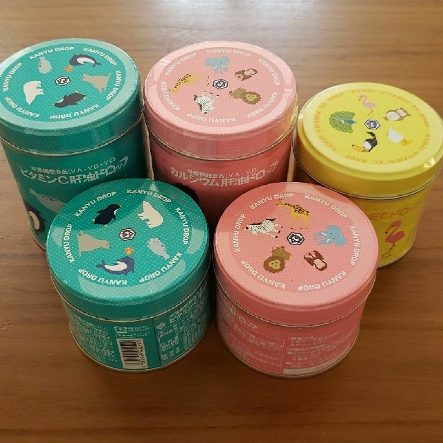 カワイ 肝油ドロップ by happy｜ラクマ 5缶セットの通販 ビタミン