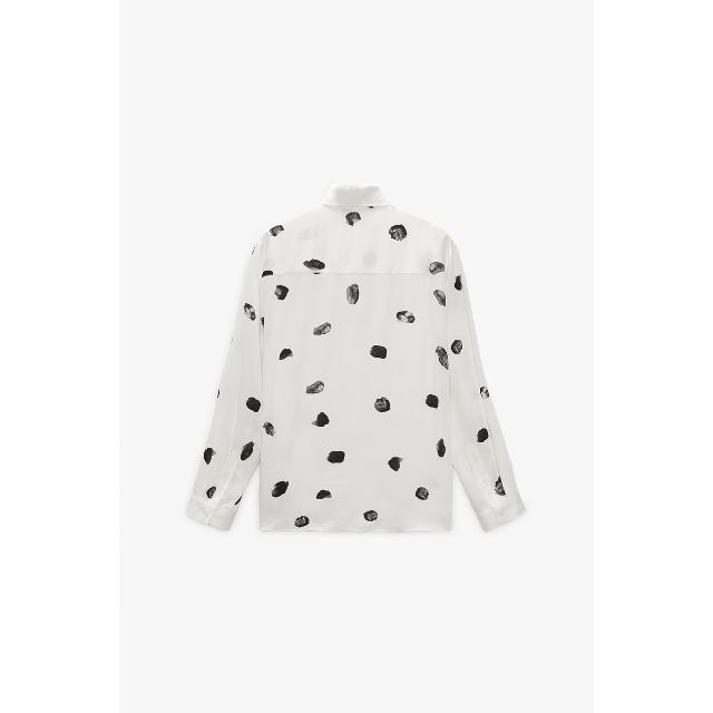 ZARA(ザラ)の【試着のみ‼️】ZARA　ドットプリントシャツ　"XL" メンズのトップス(シャツ)の商品写真