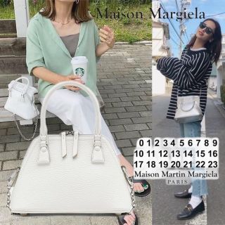 マルタンマルジェラ(Maison Martin Margiela)のMaison Margiela メゾンマルジェラ 5AC マイクロ バッグ 白(ショルダーバッグ)