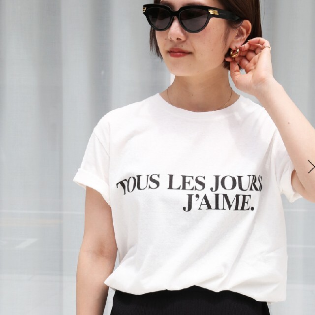 Deuxieme Classe J’AIME Tシャツ ホワイト