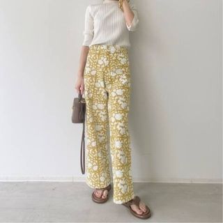 アパルトモンドゥーズィエムクラス(L'Appartement DEUXIEME CLASSE)の新品　SZ Blockprints/エスゼットブロックプリントPANTS(カジュアルパンツ)