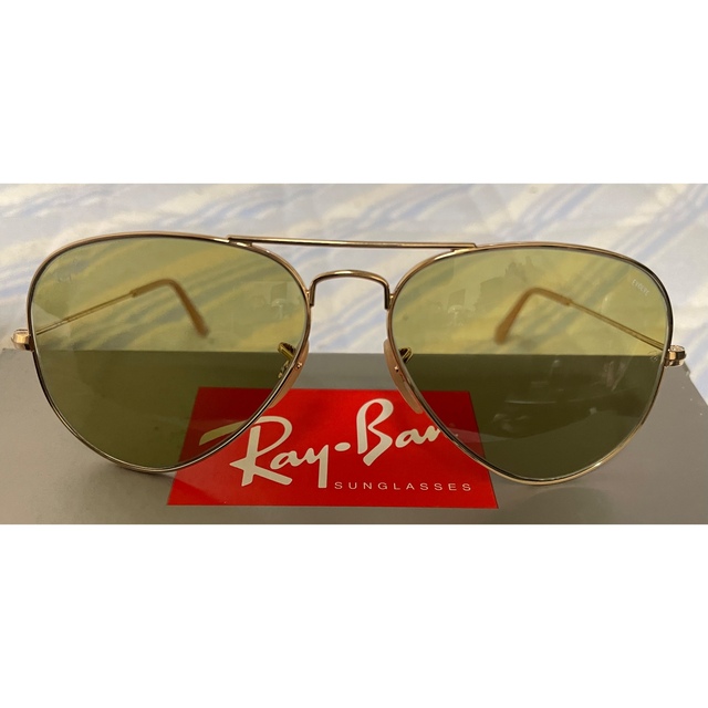 Ray-Ban(レイバン)のRAY-BAN RB3025 90644C 55 レイバン アビエーター 調光 メンズのファッション小物(サングラス/メガネ)の商品写真