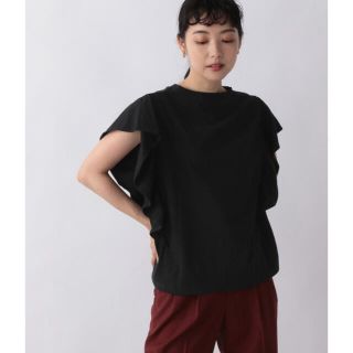 ローリーズファーム(LOWRYS FARM)のソデフリルTシャツ ローリーズファーム　美品(Tシャツ(半袖/袖なし))