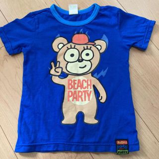 パーティーパーティー(PARTYPARTY)の party party 青半袖Tシャツ　100サイズ(Tシャツ/カットソー)