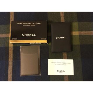 シャネル(CHANEL)のシャネル　CHANEL 鏡と油取り紙(あぶらとり紙)