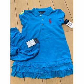 ラルフローレン(Ralph Lauren)の夏物SALE🌻ラルフローレン半袖ワンピース24M🌻(ワンピース)