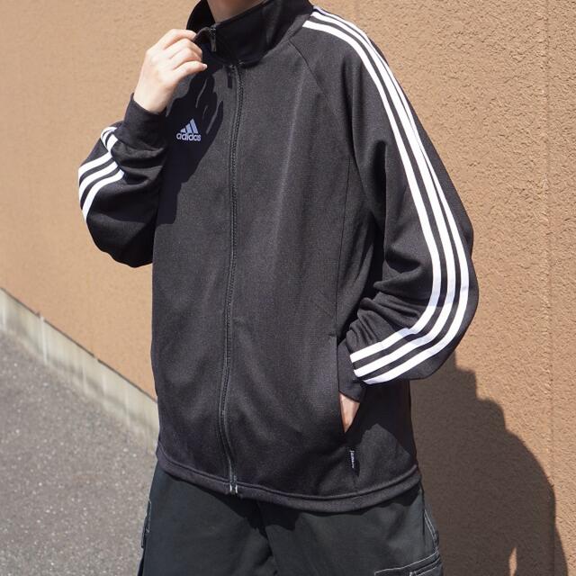 ビンテージ adidas トラックジャケット ジャージ ブラックの通販 by ...