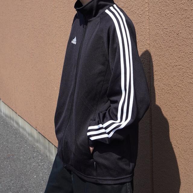 ビンテージ adidas トラックジャケット ジャージ ブラックの通販 by ...