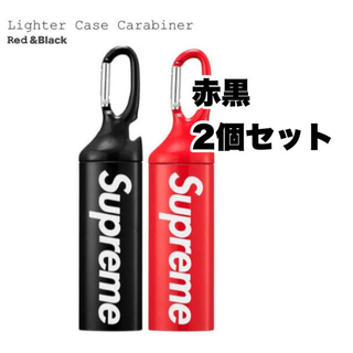 Supreme Lighter Case Carabiner赤
