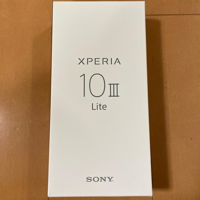 【新品未開封】 Xperia 10 III Lite ホワイト XQ-BT44スマートフォン携帯電話