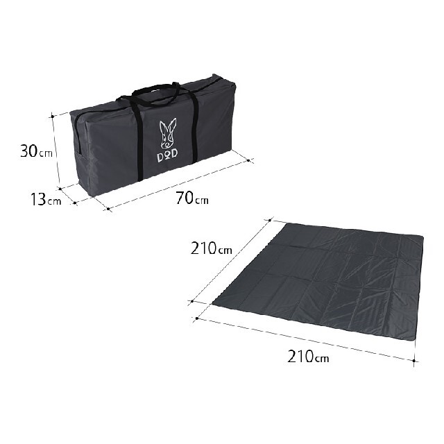 DOD】TENT MAT(3 person) テント/タープ