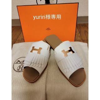 エルメス(Hermes)の新品★エルメス  ★サンダル　オートゥイユ　ホワイト(サンダル)