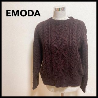 エモダ(EMODA)の【古着】EMODA エモダ　ニット　長袖　レディース　フリーサイズ(ニット/セーター)