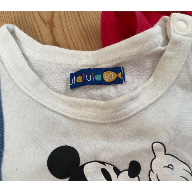 futafuta(フタフタ)のミッキーTシャツセット キッズ/ベビー/マタニティのベビー服(~85cm)(Ｔシャツ)の商品写真
