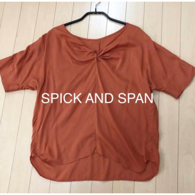 Spick & Span(スピックアンドスパン)の日本製　SPICK AND SPAN   トップス ブラウス レディースのトップス(シャツ/ブラウス(半袖/袖なし))の商品写真