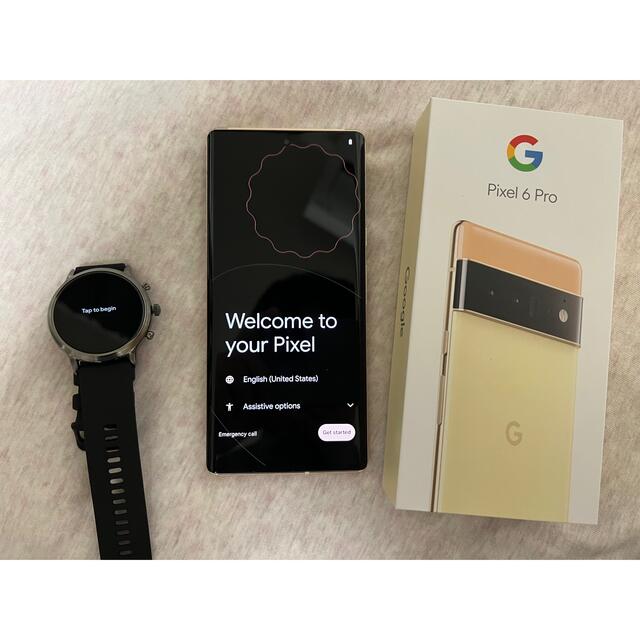 pixel6pro 128gb fossil gen5セット