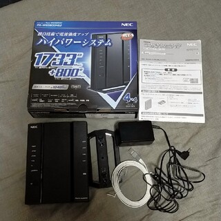 NEC - WIFIホームルーター　PA-WG2600HS2　(中古美品)