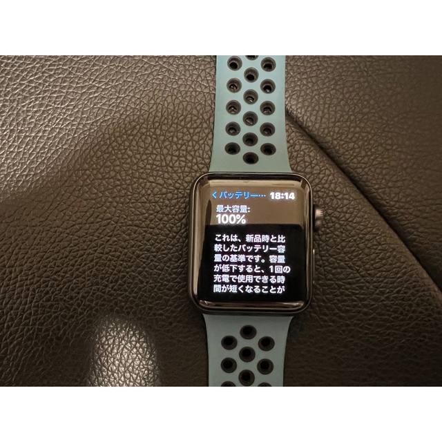 Apple Watch(アップルウォッチ)のapple watch series 3 38mm GPSモデル アルミケース スマホ/家電/カメラのスマホアクセサリー(その他)の商品写真