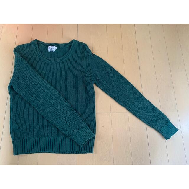 MARKEY'S(マーキーズ)のマーキーズ　セーター　グリーン　140 キッズ/ベビー/マタニティのキッズ服男の子用(90cm~)(ジャケット/上着)の商品写真