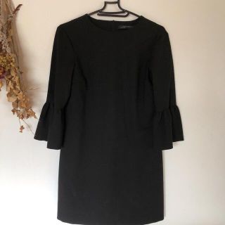 ザラ(ZARA)のZARA 袖フリル　ワンピース　チュニック(チュニック)