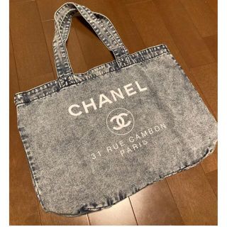 CHANEL ノベルティ　トートバッグ　デニム(トートバッグ)