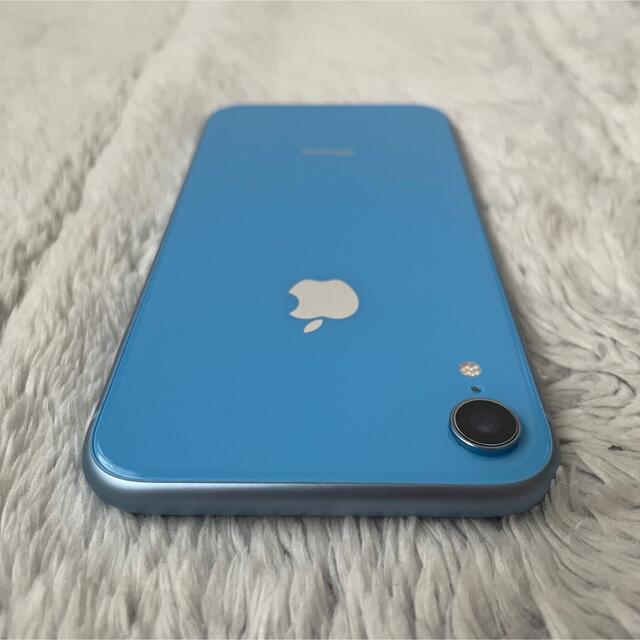 野花 卯月 iPhone XR SIMフリー 64GB 完動品 iPhoneXR ブルー 青 