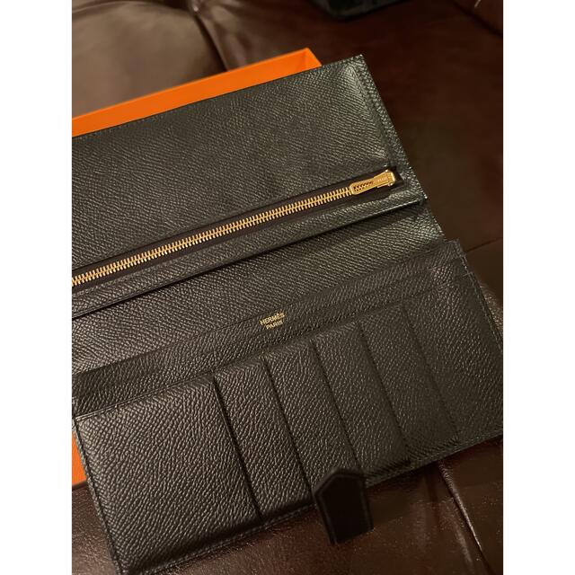 Hermes(エルメス)のエルメス　長財布　黒　ゴールド金具 メンズのファッション小物(長財布)の商品写真