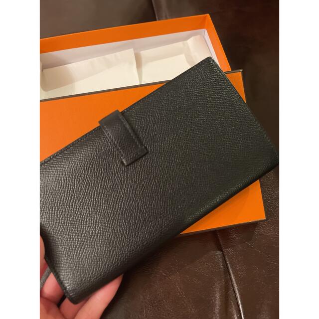 Hermes(エルメス)のエルメス　長財布　黒　ゴールド金具 メンズのファッション小物(長財布)の商品写真