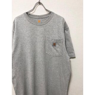 カーハート(carhartt)のcarhartt カーハート ビンテージ ポケット 半袖 Tシャツ グレー(Tシャツ/カットソー(半袖/袖なし))