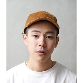 エンダースキーマ(Hender Scheme)の新品未使用　KAIKO カイコー　本革　キャップ　PIG SUEDE CAP(キャップ)