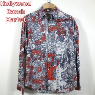 ハリウッドランチマーケット(HOLLYWOOD RANCH MARKET)の【古着】ハリウッドランチマーケット　裸族柄シャツ　ハリラン(シャツ)