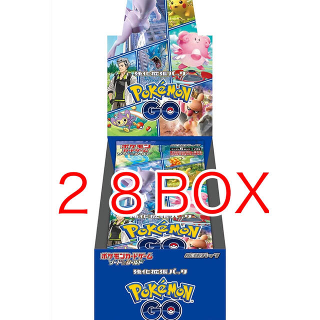 pokemon go ポケモンGO 28box ポケカ　ポケモンカード