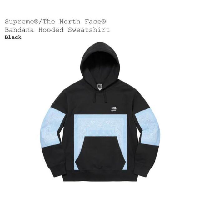 メンズ Supreme North Face バンダナ Hooded パーカー Lサイズ うのに ...