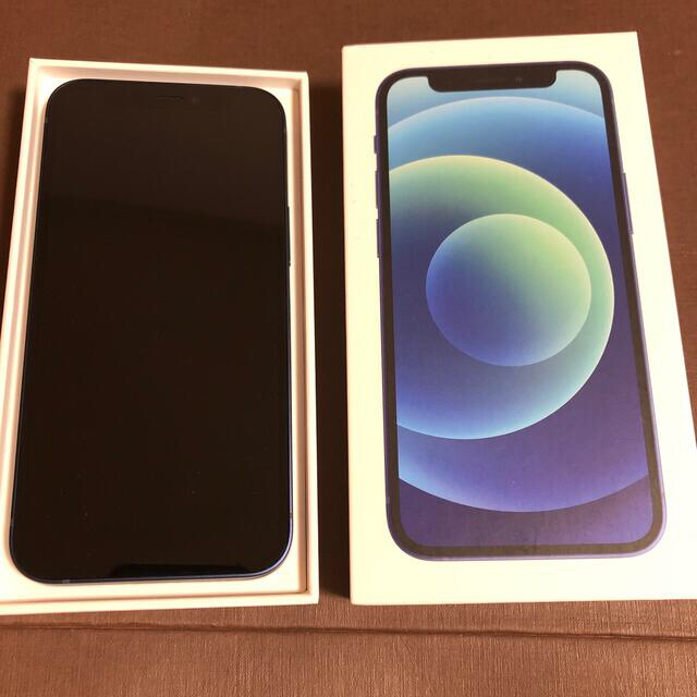 iPhone12mini本体 ブルー 128GB SIMフリー スマートフォン本体