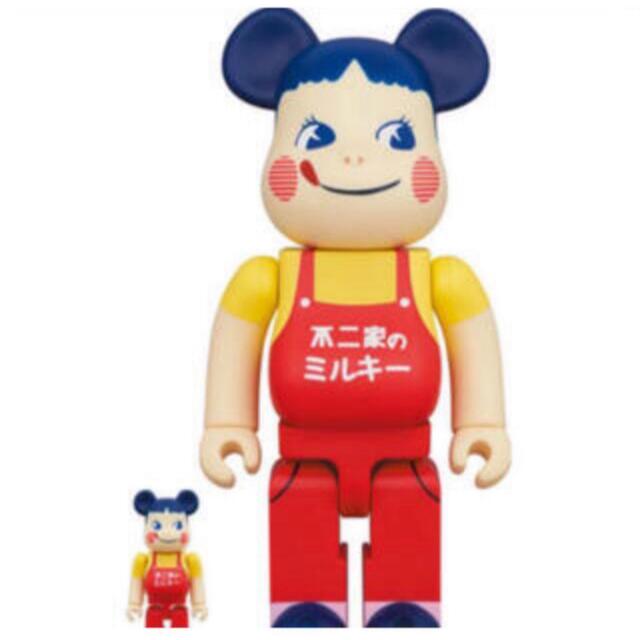 BE@RBRICKホーロー看板 ペコちゃん 100% & 400% エンタメ/ホビーのフィギュア(その他)の商品写真