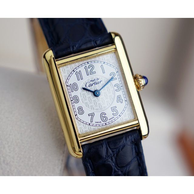 美品 カルティエ マスト タンク アラビア LM Cartier